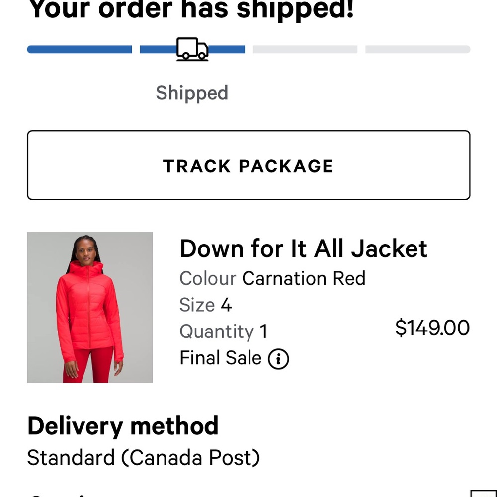 Down For It All Hooded Jacket - Lululemon